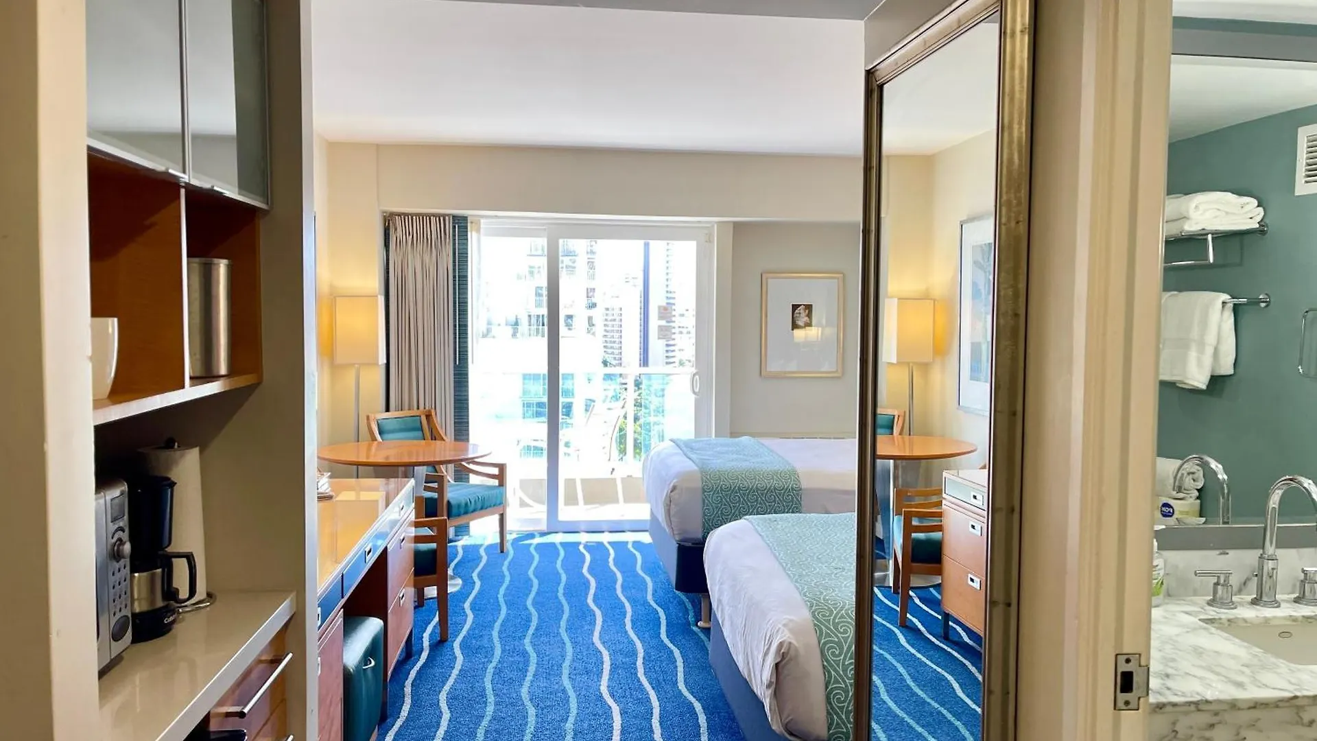 بيت للعطل Ala Moana Hotel 13Th Fl R0 2Double Beds 4Person هونولولو